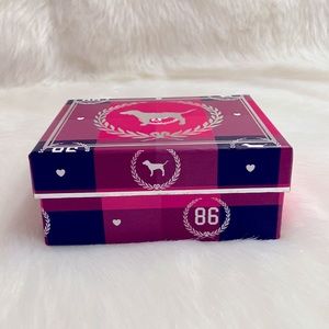 Victoria’s Secret Pink Monogram Dog Collectible Box RARE